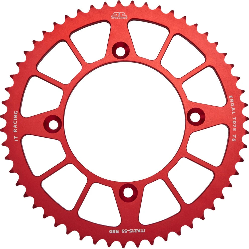 Bagtandhjul 55T, 420 – aluminium, JTA215.55RED – JT Sprockets