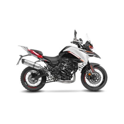 Benelli TRK 702 X (23-24) m.fl. LeoVince LV One EVO slip-on – rustfri – ekstra produktvisning af lyddæmper, finish og detaljer 6