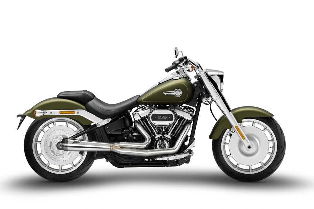 Harley-Davidson Fat Boy / Breakout (17-24) 2-i-1 komplet udstødning, poleret – Zard – produktbillede 5
