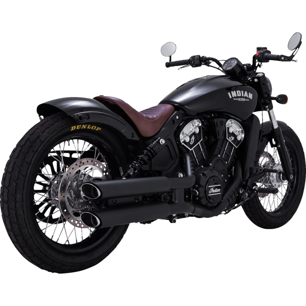 Indian Bobber Sixty (15-24) Twin Slash 3" slip-on, sort – Vance & Hines