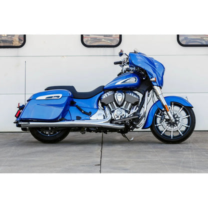 Indian Elite (14-26) 4" Broadhead Slip-On Mufflers, krom, Slash-Cut end cap – S&S Cycle – yderligere produktvisning 6