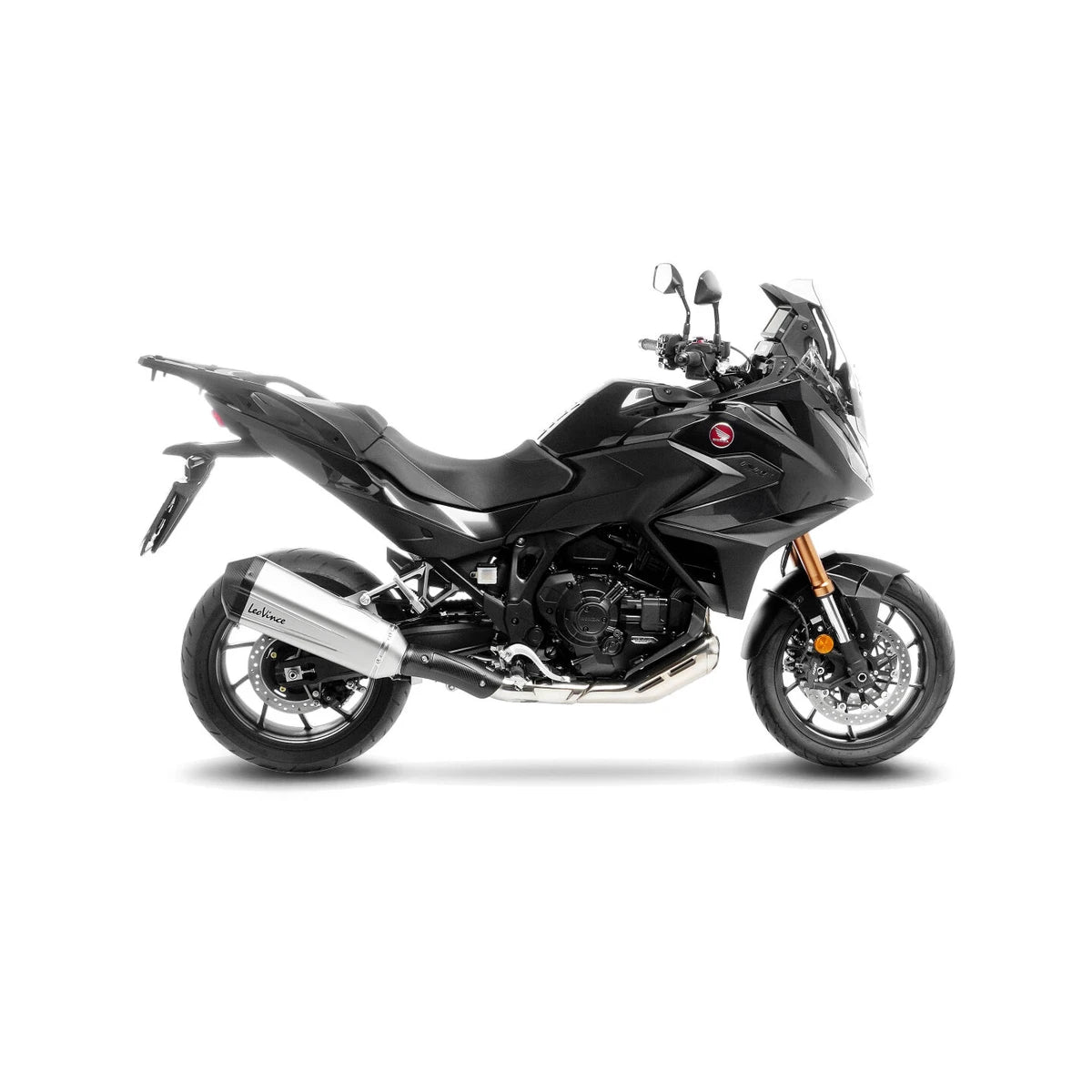 Honda NT1100 (25-26) LeoVince LV-12 R slip-on – rustfri – titanium-look – ekstra produktvisning af lyddæmper, finish og detaljer 3