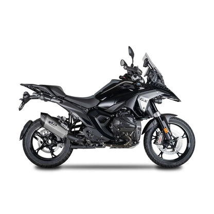 BMW R 1300 GS (23-26) Fighter Evo slip-on, titanium – Spark – produktdetalje fra alternativ vinkel, billede 4