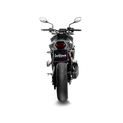 Honda CB750 (23-26) LeoVince LV-14 R slip-on – rustfri – godkendt – mat sort – 15600B – ekstra produktvisning af lyddæmper, finish og detaljer 7