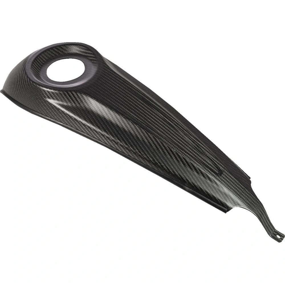 Harley-Davidson (08-24) carbon dash/konsol Black/ Carbon Fiber/ Matte – Saddlemen – ekstra produktvisning med fokus på carbonvævning, form og finish – billede 2