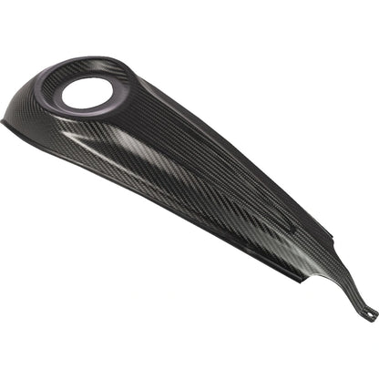 Harley-Davidson (08-24) carbon dash/konsol Black/ Carbon Fiber/ Matte – Saddlemen – ekstra produktvisning med fokus på carbonvævning, form og finish – billede 2
