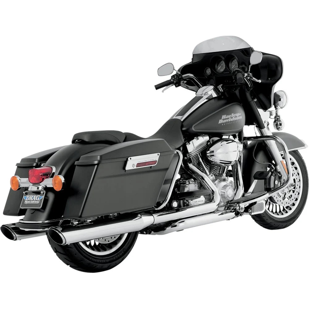 Harley-Davidson Touring / Trike (95-26) Twin Slash slip-on, krom – Vance & Hines