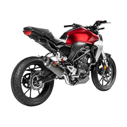 Akrapovič S-H3SO7-APC slip-on monteret på Honda CB300R (18-23)