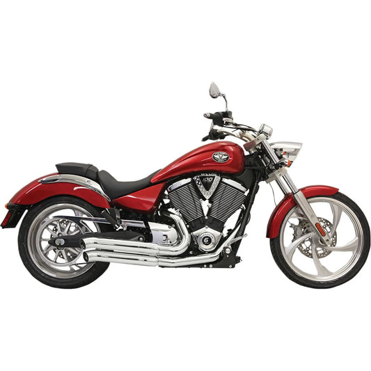 Victory modeller (06-15) Pro-Street komplet udstødning, krom – Bassani