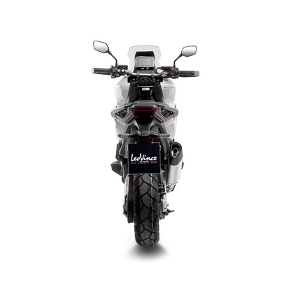 Honda X-ADV750 (21-26) m.fl. LeoVince LV-14 R slip-on – rustfri – titanium-look – 15614 – ekstra produktvisning af lyddæmper, finish og detaljer 6