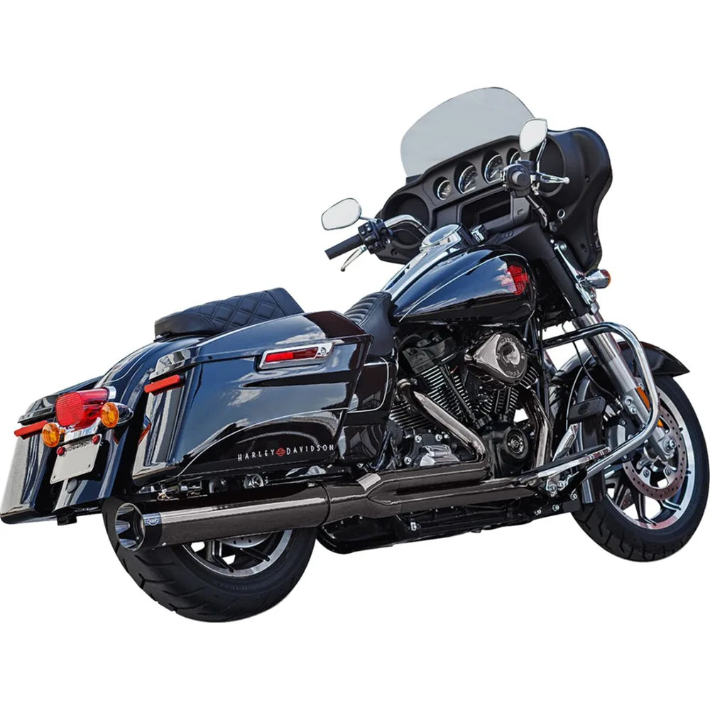 Harley-Davidson Touring (17-24) 2-into-1 Sidewinder Exhaust System, Lava Chrome – S&S Cycle – produktdetalje 4