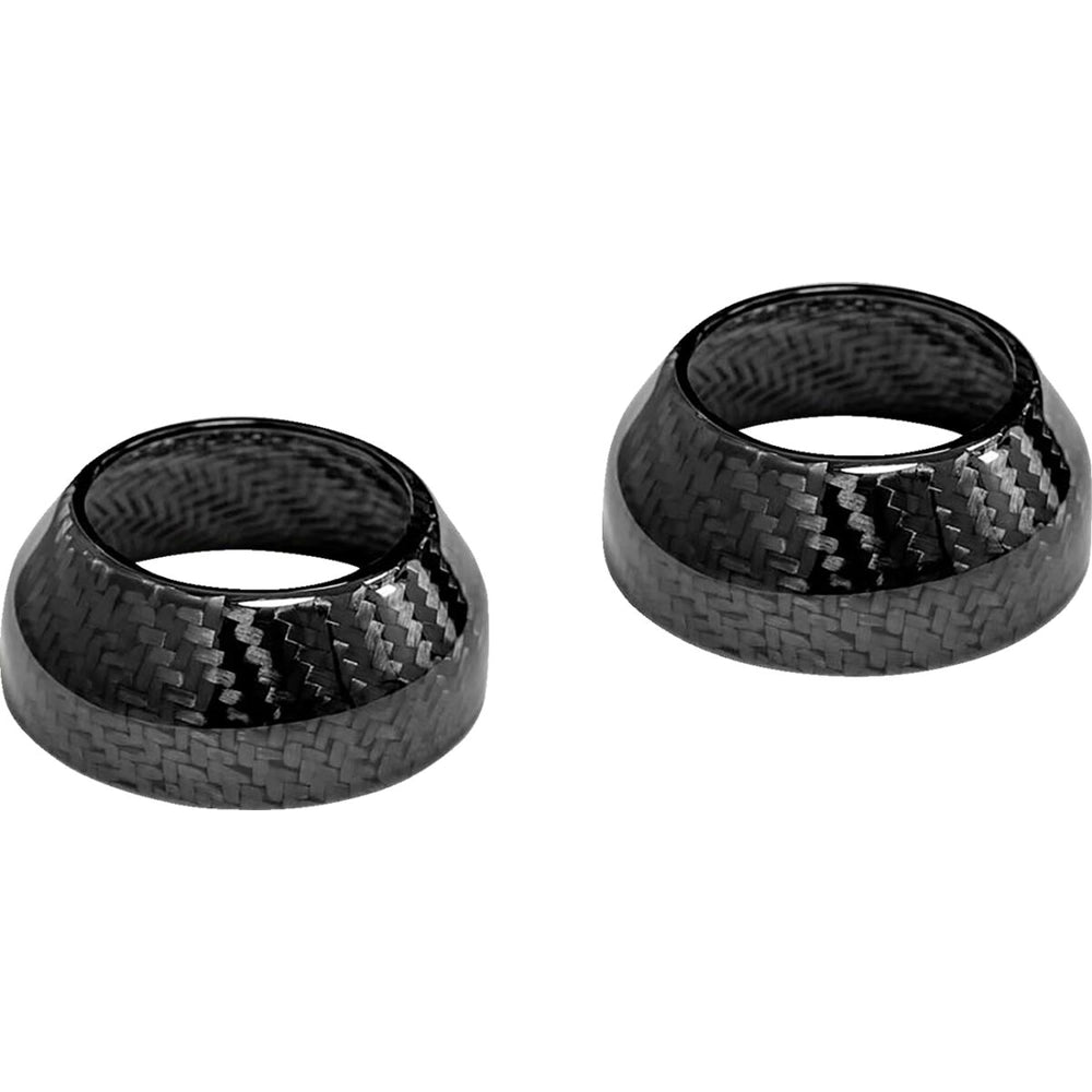 Harley-Davidson (86-22) carbon forgaffelcover Black/ Gloss – Saddlemen