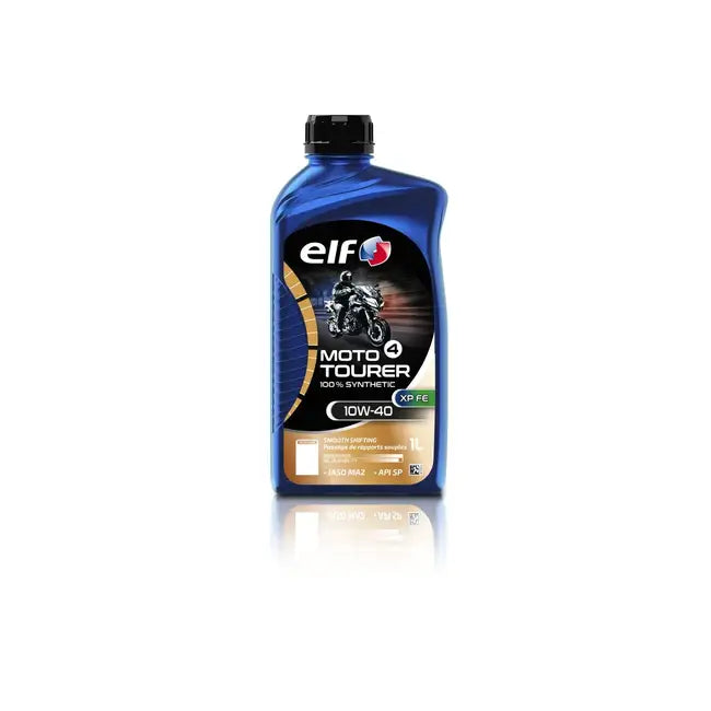 ELF Moto 4 Tourer XP FE 10W-40 4-takts motorolie til MC – 1 L