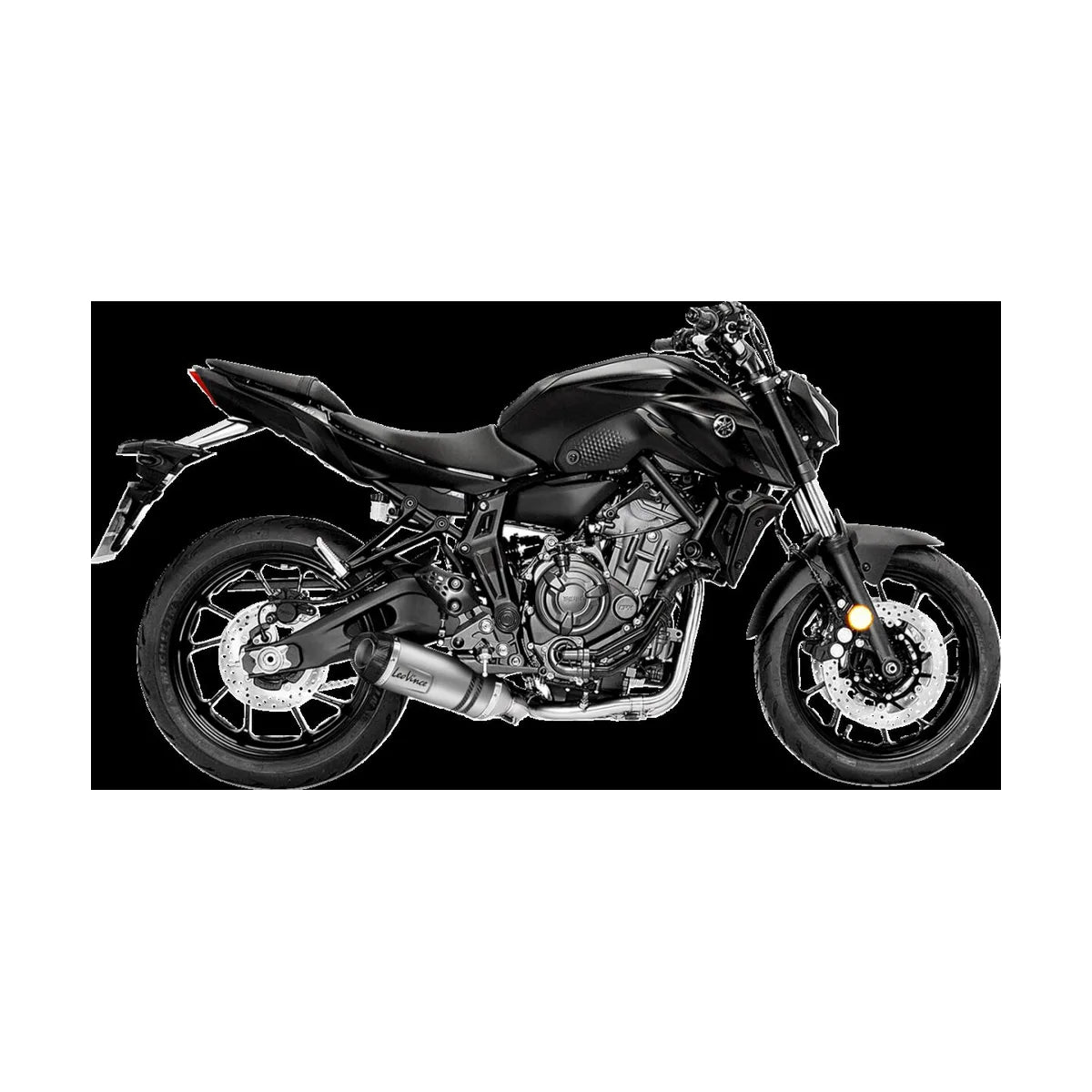 Yamaha MT-07 (21-24) m.fl. LeoVince LV One EVO komplet udstødning – rustfri – titanium-look