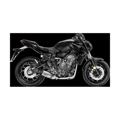 Yamaha MT-07 (21-24) m.fl. LeoVince LV One EVO komplet udstødning – rustfri – titanium-look