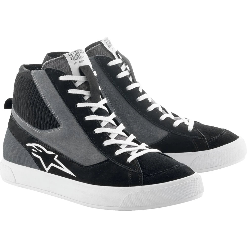 MC sko Stated, herre – Sort/Grå/Hvid, str. EU 41 / US 8.5 fra Alpinestars – primært produktbillede