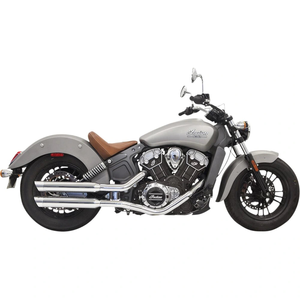 Indian Scout (15-20) Classic slip-on udstødninger, krom – Bassani