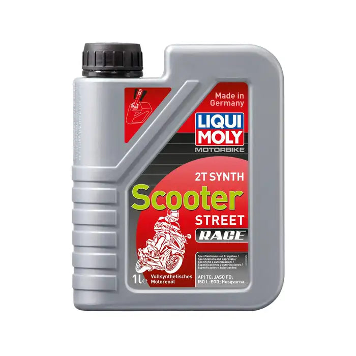 2-takts scooterolie – LIQUI MOLY Motorbike 2T Synth Scooter Race – Fuldsyntetisk – 1 L – alternativ produktvisning