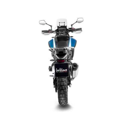 CFMOTO MT 450 (24-26) LeoVince LV-14 slip-on – rustfri – godkendt – titanium-look – ekstra produktvisning af lyddæmper, finish og detaljer 4