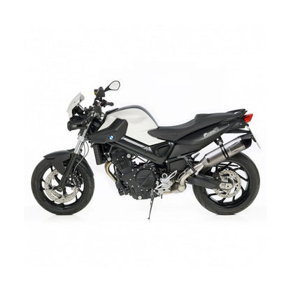 BMW F800R (09-16) LeoVince LV One EVO slip-on – rustfri – ekstra produktvisning af lyddæmper, finish og detaljer 2