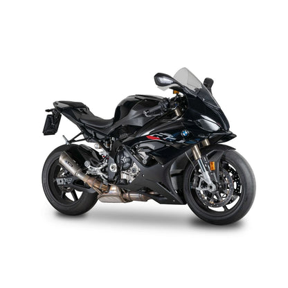 BMW M 1000 R / M 1000 RR / S 1000 RR (19-26) GRID-O slip-on, titanium – Spark – produktdetalje fra alternativ vinkel, billede 3