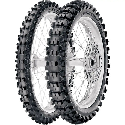 Pirelli Scorpion MX32 Mid Soft 90/100-16 51M TT NHS – bagdæk – originalt Pirelli bagdæk med maksimalt greb, præcis feedback og ægte banefølelse. Køb hos Mo2parts.