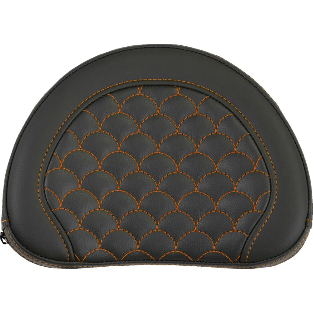 sissy bar pude Dragon Stitch/ Orange Stitching – Saddlemen