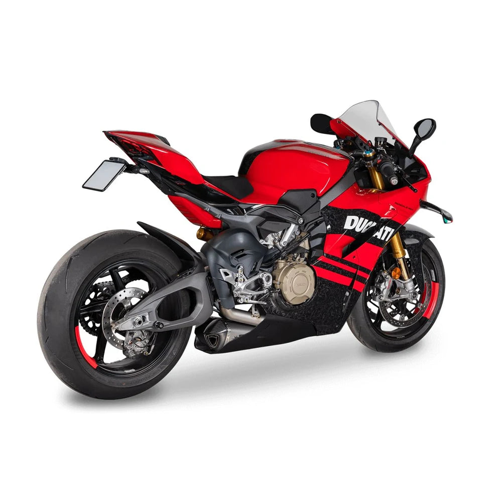 Ducati Panigale V4 / Streetfighter V4 (25-26) Underbody slip-on, titanium – Spark – detalje af materialer, svejsninger og udførelse, billede 7
