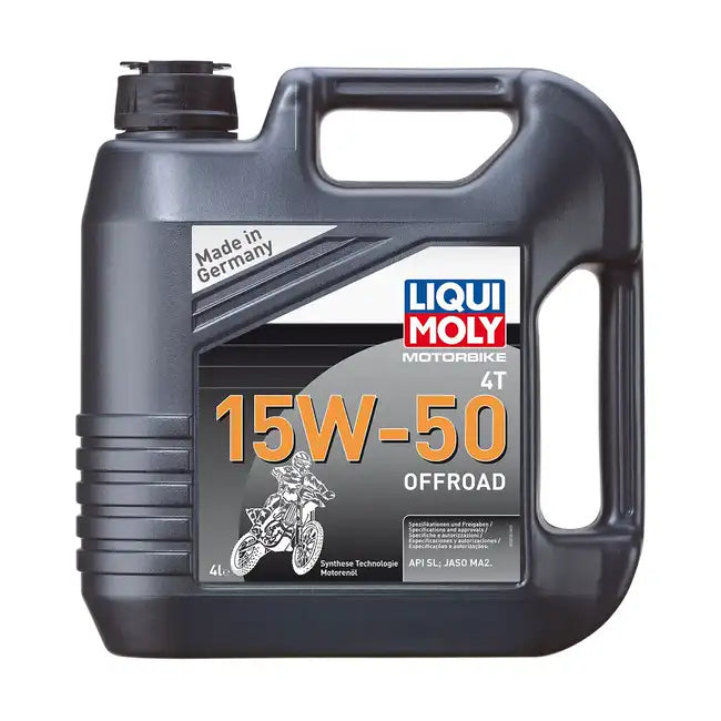 MC olie, 15W-50 – LIQUI MOLY Motorbike 4T Offroad – Advanced Full Synthetic – 4 L