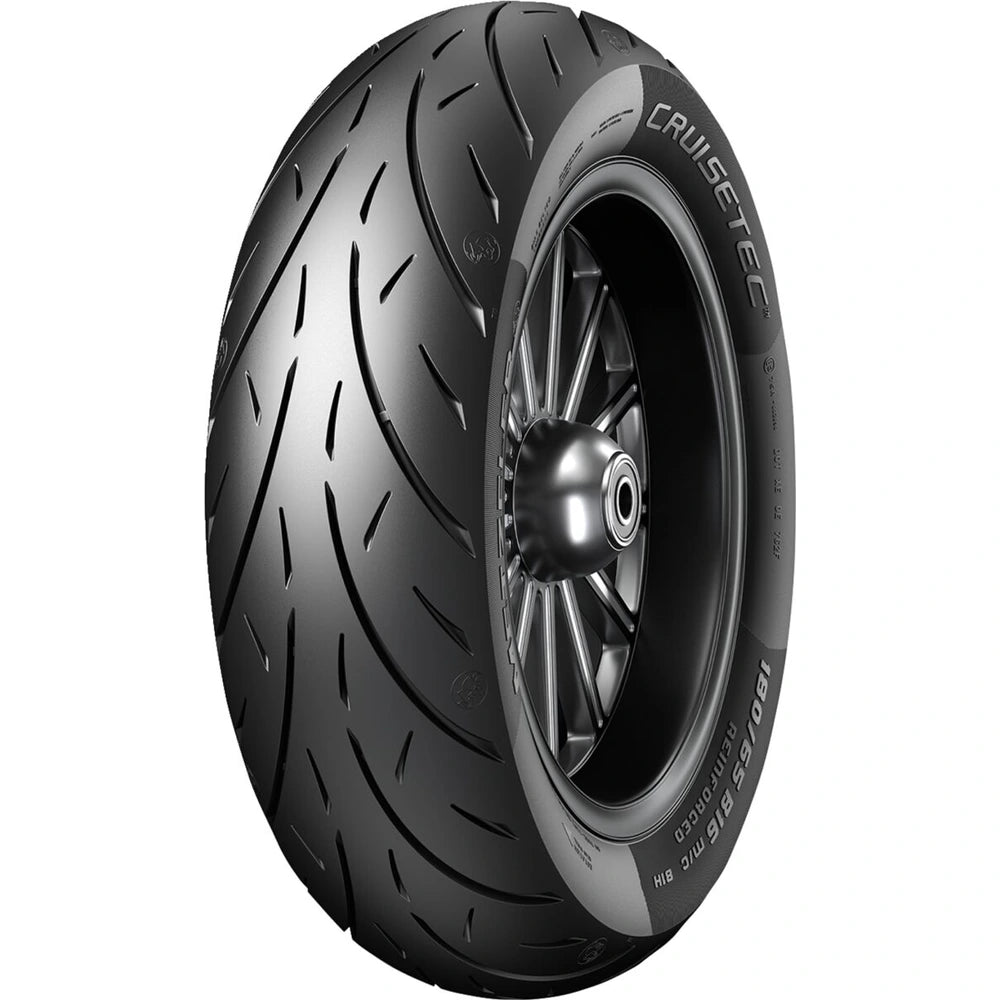 Metzeler Cruisetec 180/60R16 80H TL – bagdæk – originalt Metzeler MC-dæk med stabilitet, komfort og rolig kørefølelse.