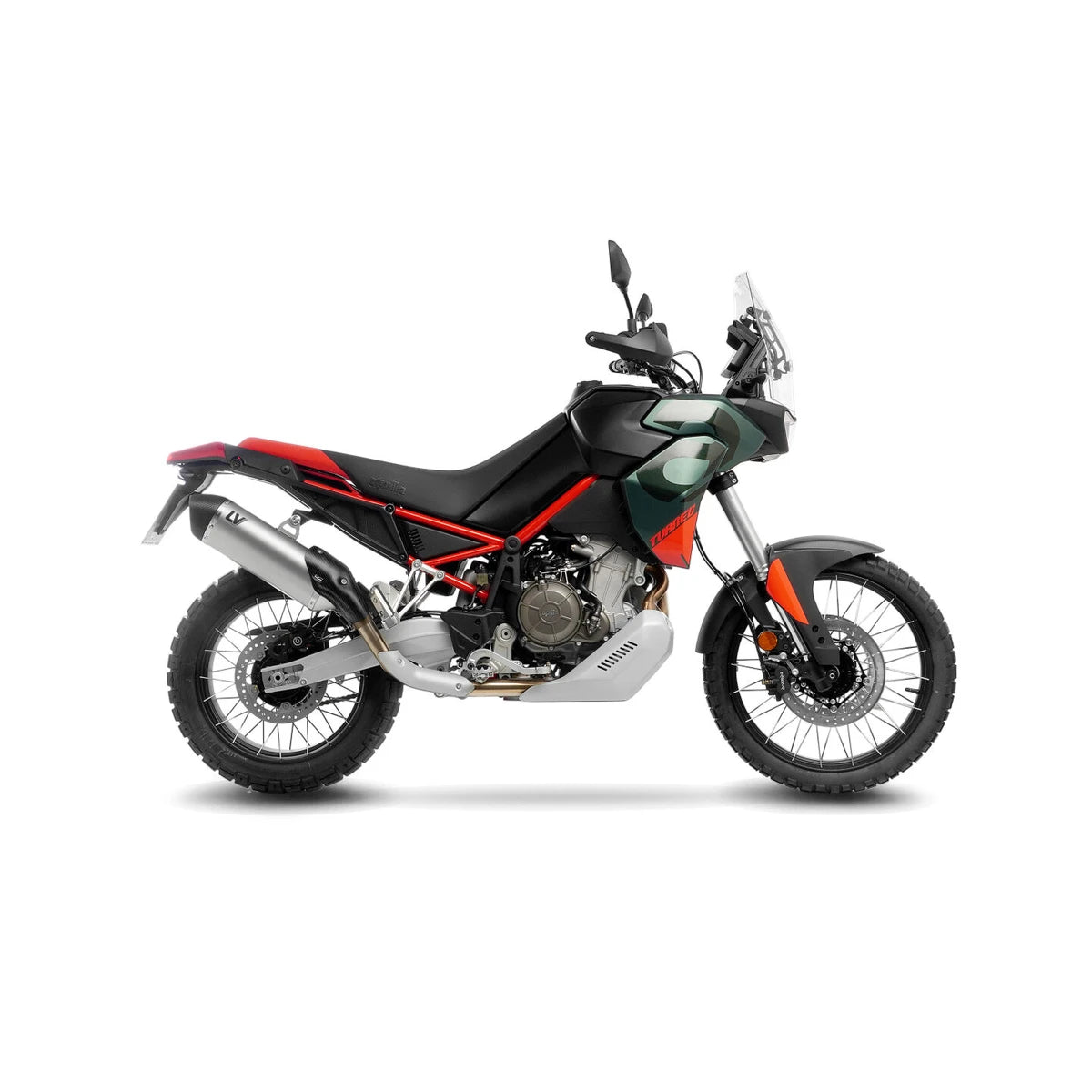 Aprilia Tuareg 660 (22-26) LeoVince LV-14 slip-on – titanium – ekstra produktvisning af lyddæmper, finish og detaljer 2