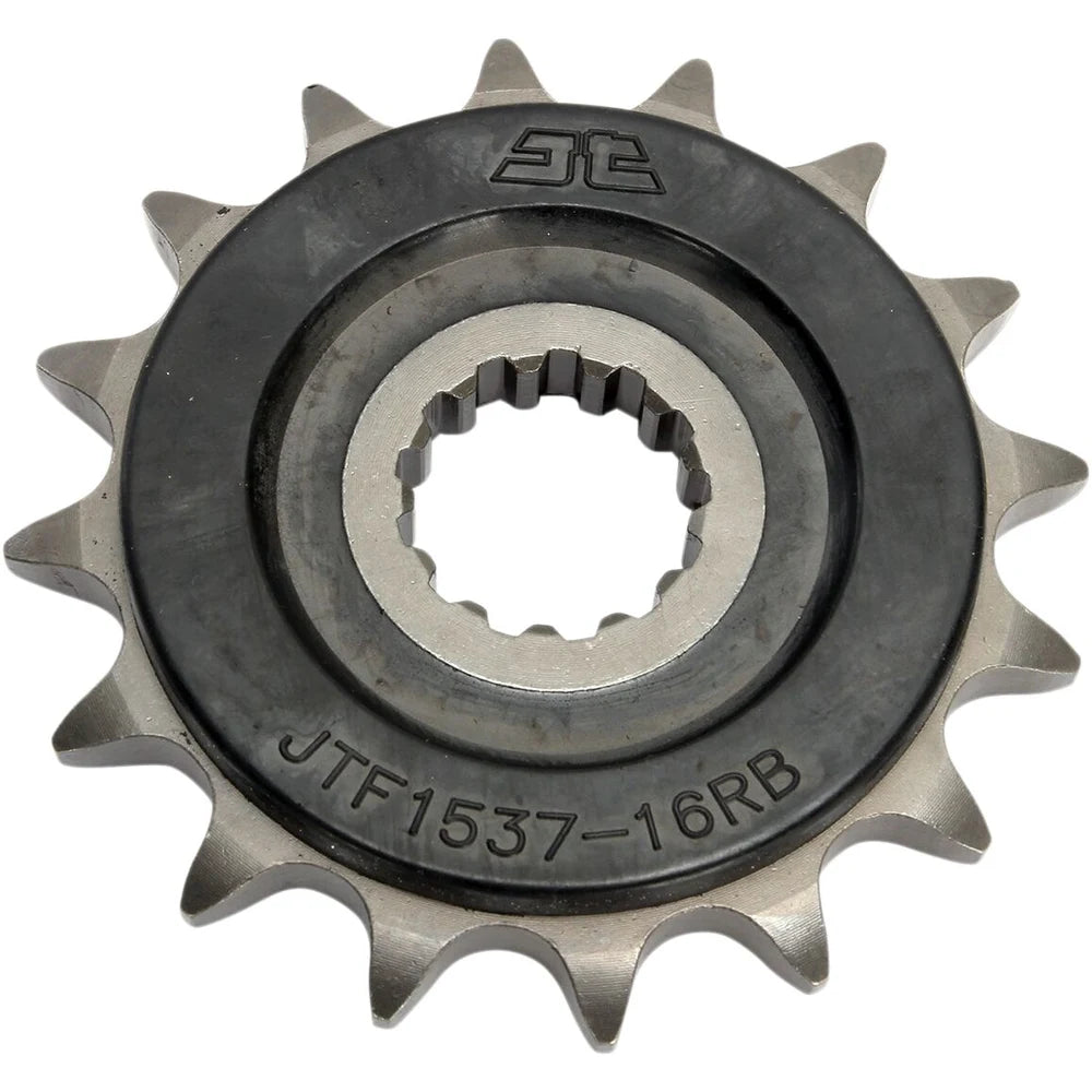 Fortandhjul 16T, 525 – stål, gummidæmpet, JTF1537.16RB – JT Sprockets