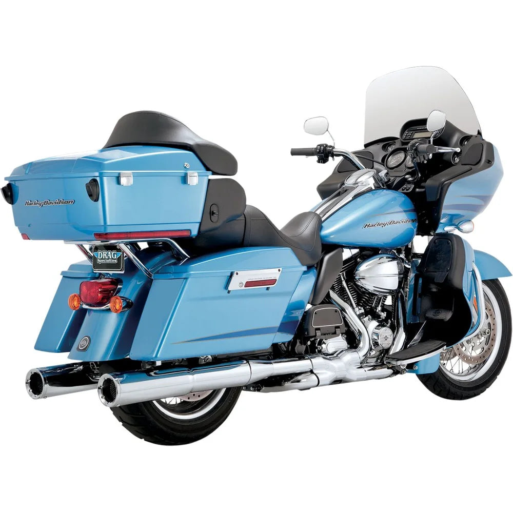 Harley-Davidson Touring (95-16) Hi-Output slip-on, krom – Vance & Hines
