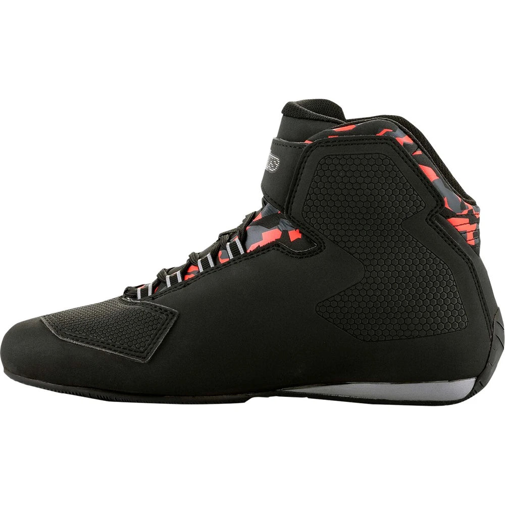MC sko Sektor Waterproof, herre – Sort/Grå/Rød, str. US 8 fra Alpinestars – produktdetalje 2