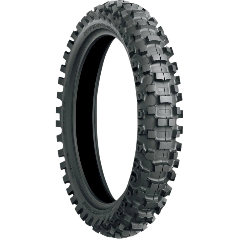 Bridgestone M204 90/100-14 49M TT – bagdæk – originalt Bridgestone bagdæk med stærkt trækgreb i blødt terræn. Køb hos Mo2parts.
