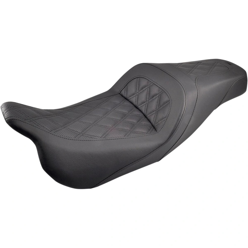 Harley-Davidson Touring (07-24) Slim 2-up sæde Lattice Stitch – Saddlemen