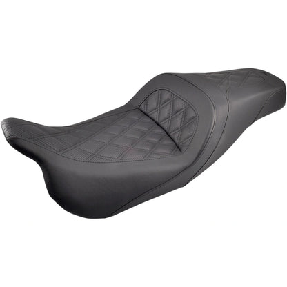Harley-Davidson Touring (07-24) Slim 2-up sæde Lattice Stitch – Saddlemen