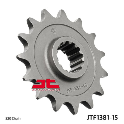 Fortandhjul 15T, 520 – stål, JTF1381.15 – JT Sprockets