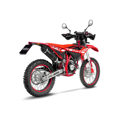 Beta RR 125 (21-26) m.fl. LeoVince LV One EVO slip-on – rustfri – mat sort – ekstra produktvisning af lyddæmper, finish og detaljer 3