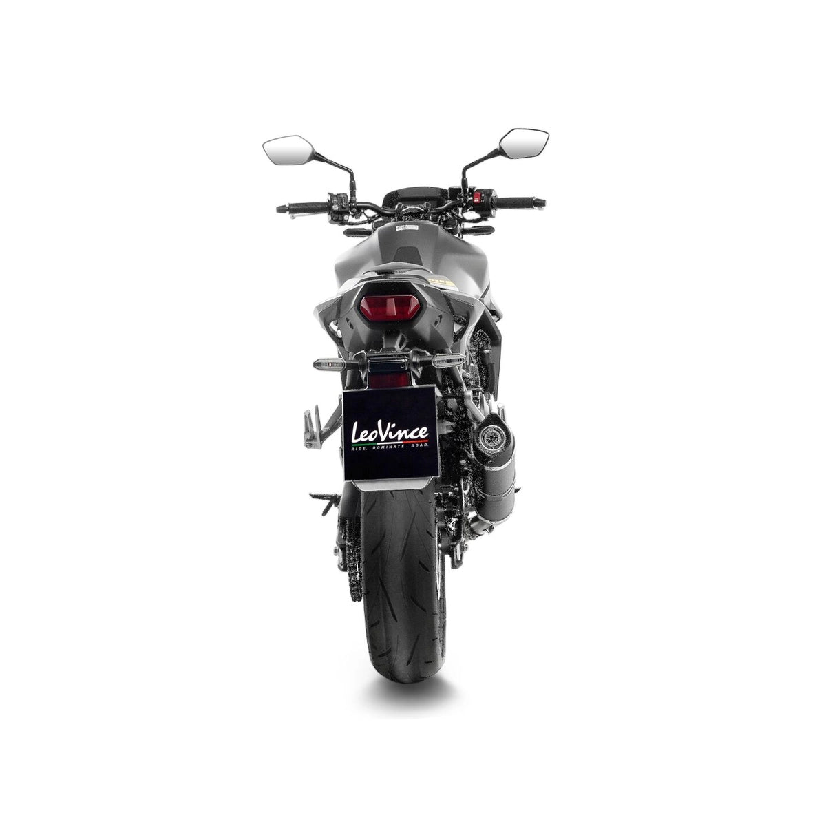 Honda CB750 (23-26) LeoVince LV One EVO slip-on – carbon – ekstra produktvisning af lyddæmper, finish og detaljer 3