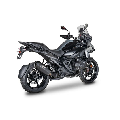 BMW R 1300 GS (23-26) Fighter Evo slip-on, sort – Spark – produktdetalje fra alternativ vinkel, billede 4