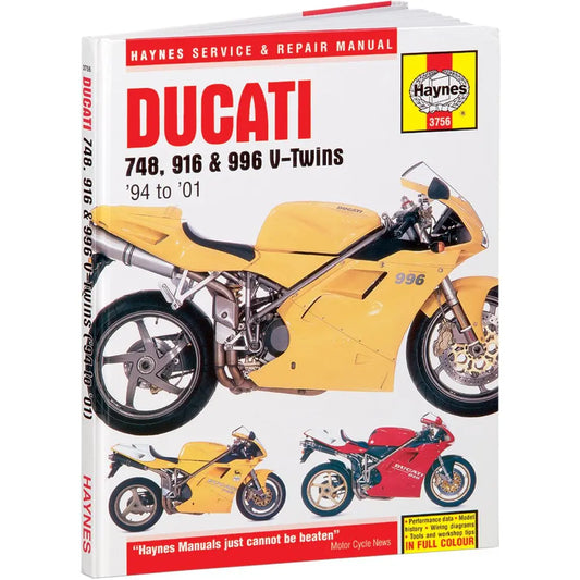 Ducati 748/916/996 (1994–2001) værkstedshåndbog – Haynes – Haynes værkstedsmanual til service og reparation