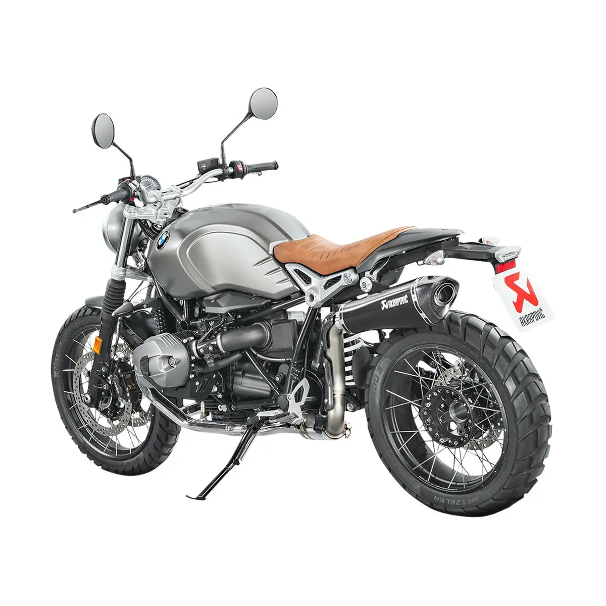 Akrapovič S-B12SO17-HBRBL slip-on monteret på BMW R NINE T (14-23)