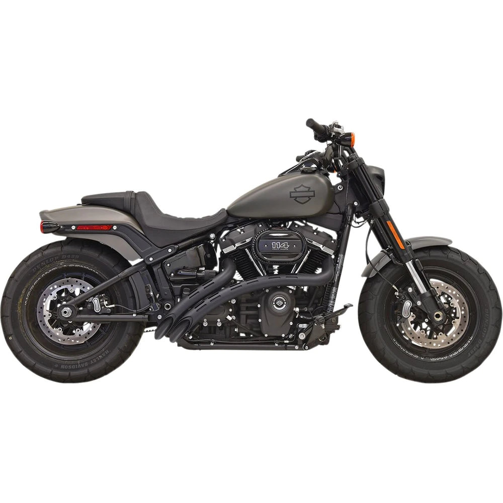Harley-Davidson Softail (18-26) Radial Sweeper komplet udstødning, sort – Bassani