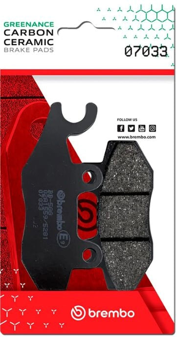 Detaljebillede 3 af Kymco BET & WIN 150 02-10 bremseklodser – Brembo Genuine CC 07033