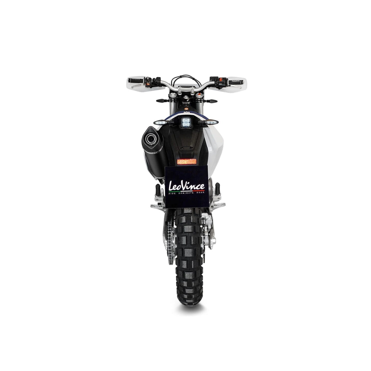 Husqvarna 701 Supermoto (17-24) m.fl. LeoVince Nero komplet udstødning – rustfri – sort – ekstra produktvisning af udstødningssystem, design og detaljer 3