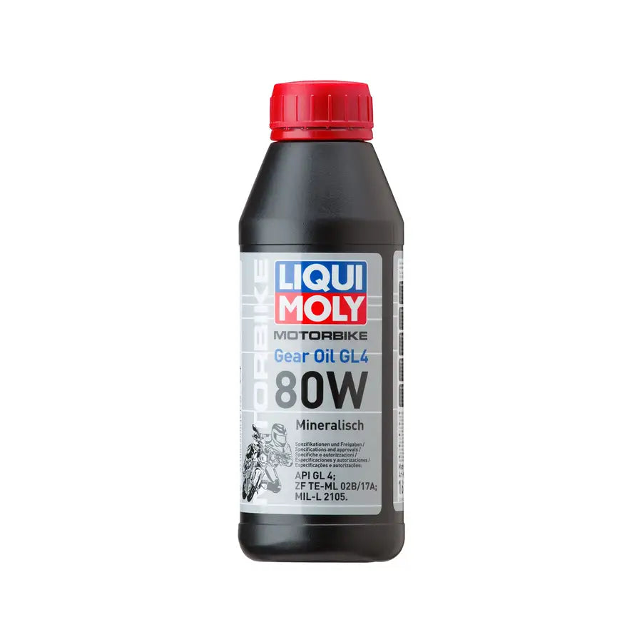 MC gearolie, 80W – LIQUI MOLY Motorbike Gear Oil – Mineralsk – 500 ml – alternativ produktvisning
