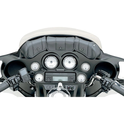 Harley-Davidson Touring (96-13) Deluxe vindskærmstaske – Saddlemen – ekstra produktvisning med fokus på form, opbevaring og detaljer – billede 2