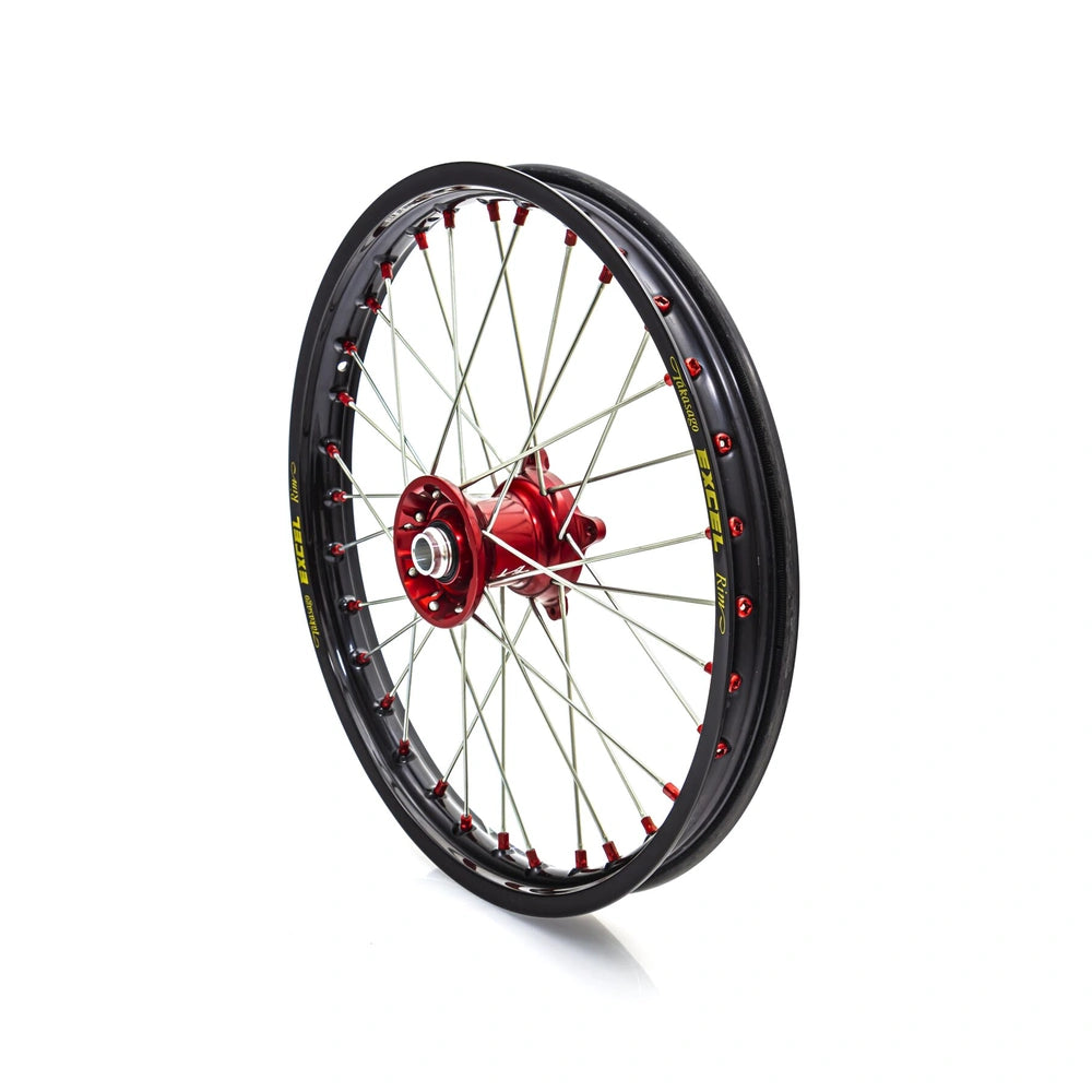 Kite Elite MX/Enduro forhjul 19x1.60 til KTM/Husqvarna/GasGas 2012–2027 – rød, sølv eger
