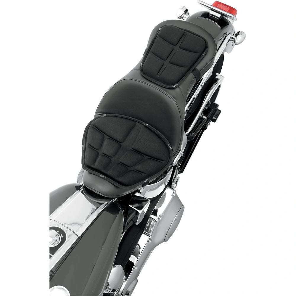 SaddleGel komfortpude, Black (0810-0522) – Saddlemen – ekstra produktvisning med fokus på form, polstring, syninger og finish – billede 3